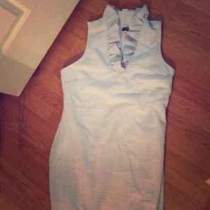 Mudpie seersucker ruffle dress